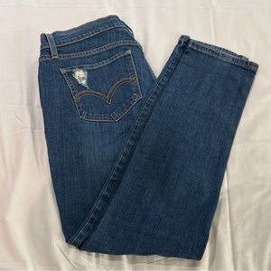 Levi's Women's TOO SUPERLOW BOOT 524 Classic Blue Boot Cut Jeans 13